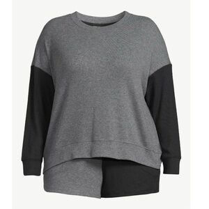 Joyspun Long Sleeve Top with Shorts Sleep Set Size L